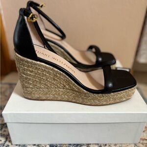 Stuart Weitzman Nudist Espadrille Wedge